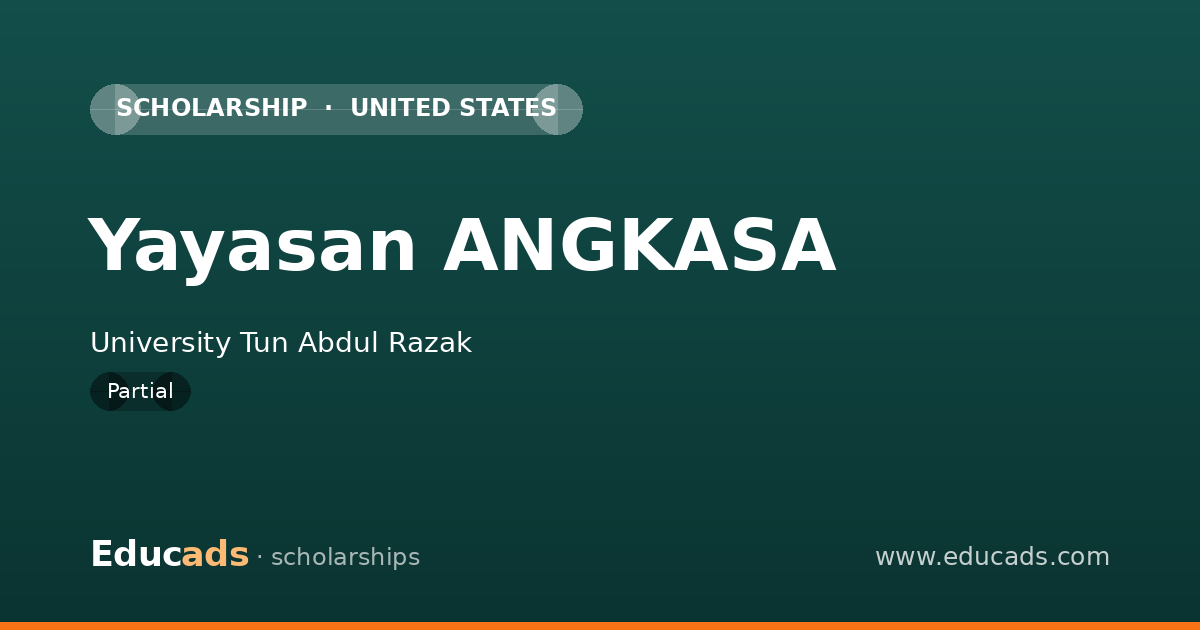 Yayasan ANGKASA scholarship