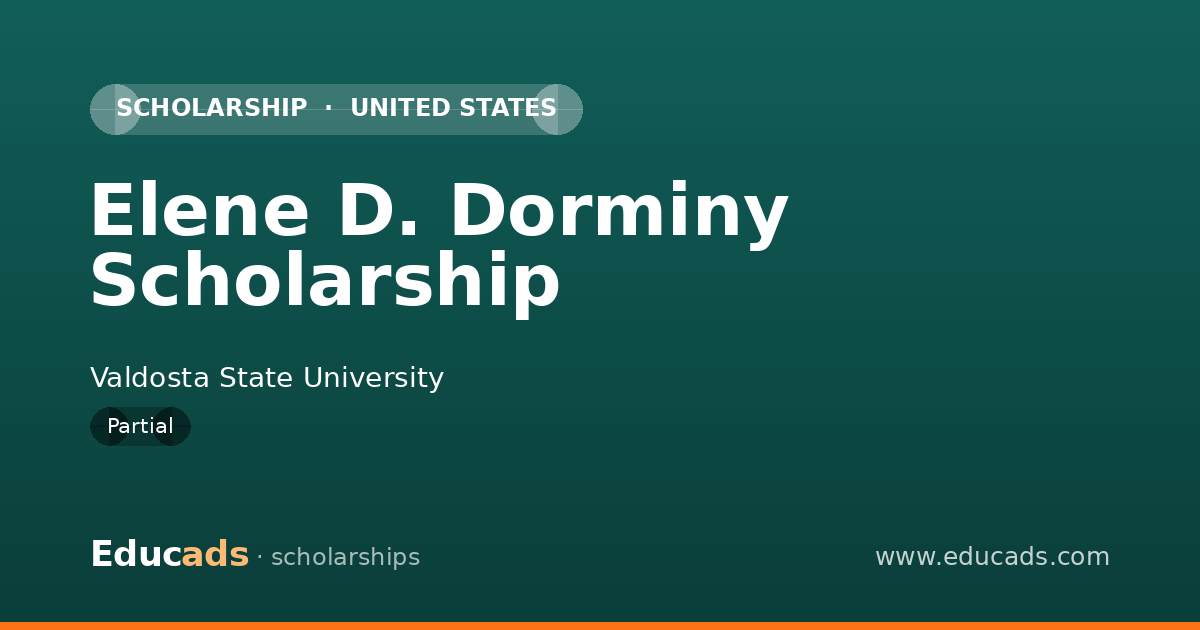 Elene D. Dorminy Scholarship scholarship