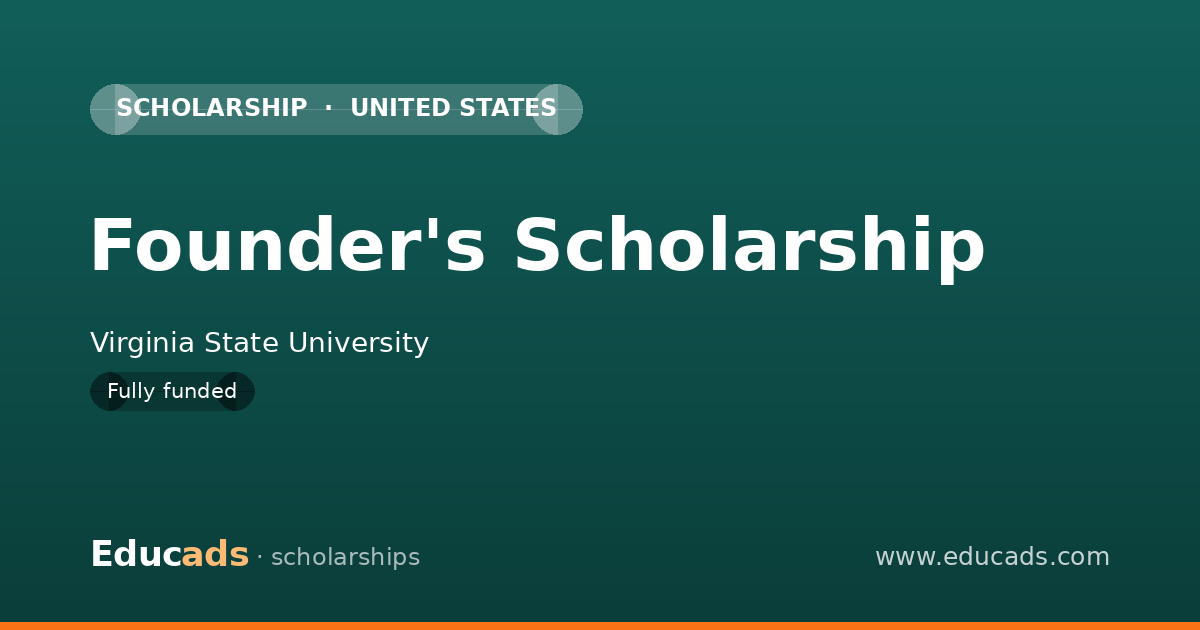 Founder's Scholarship scholarship