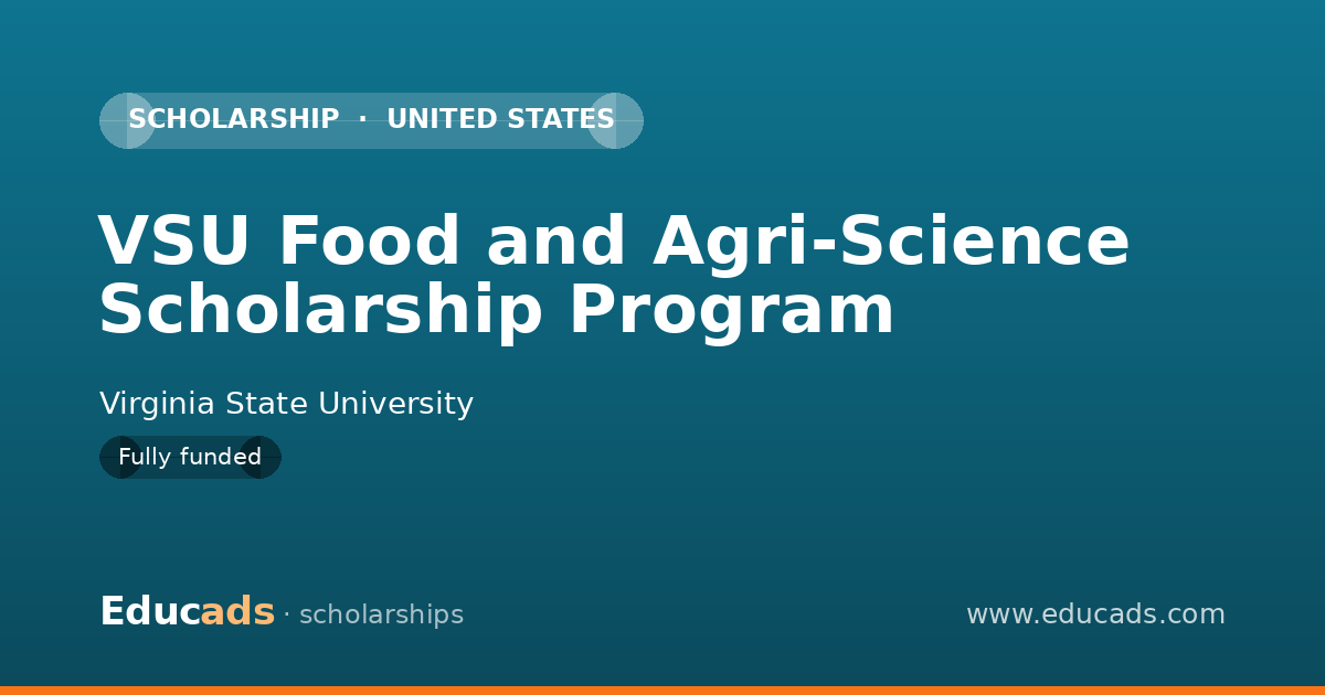 VSU Food and Agri-Science Scholarship Program scholarship