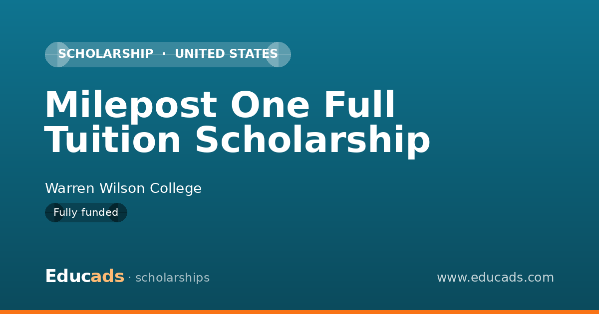 Milepost One Full Tuition Scholarship scholarship