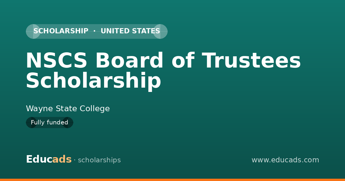 NSCS Board of Trustees Scholarship scholarship