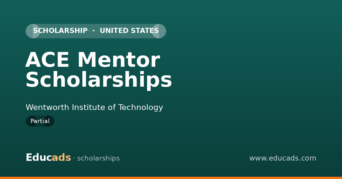 ACE Mentor Scholarships scholarship