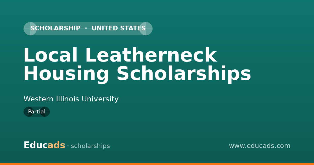 Local Leatherneck Housing Scholarships scholarship