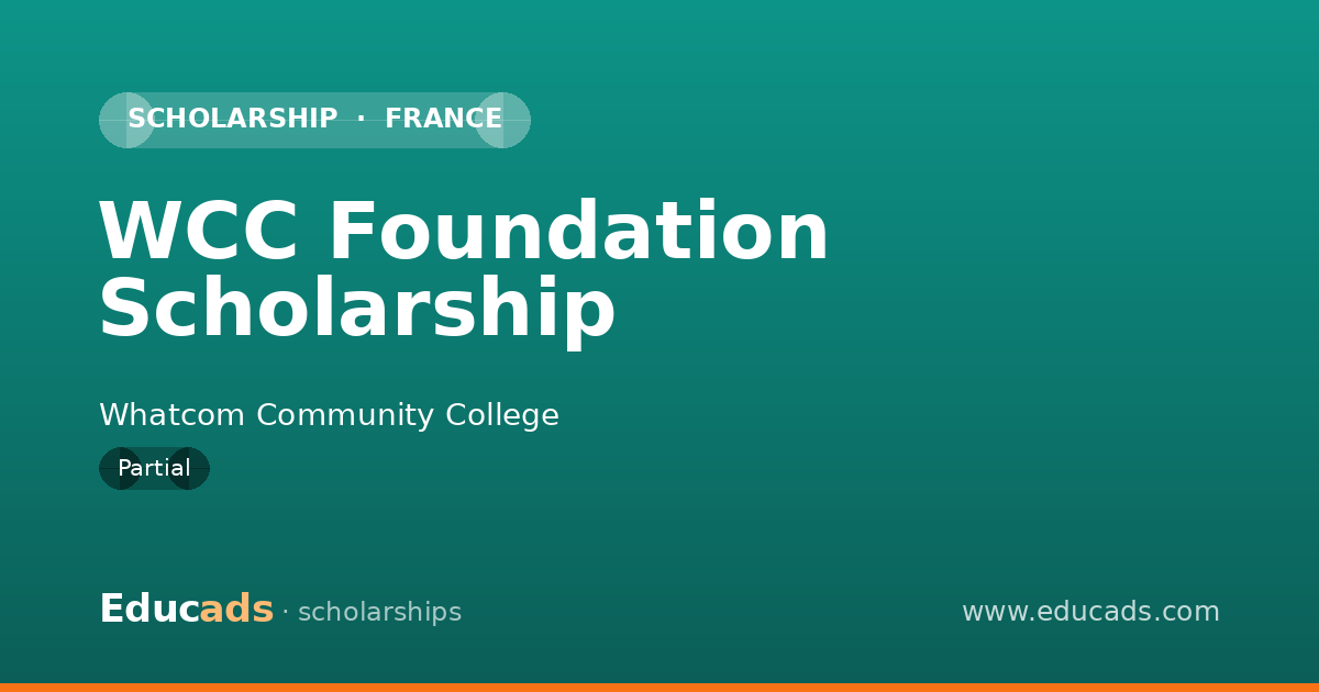 WCC Foundation Scholarship scholarship