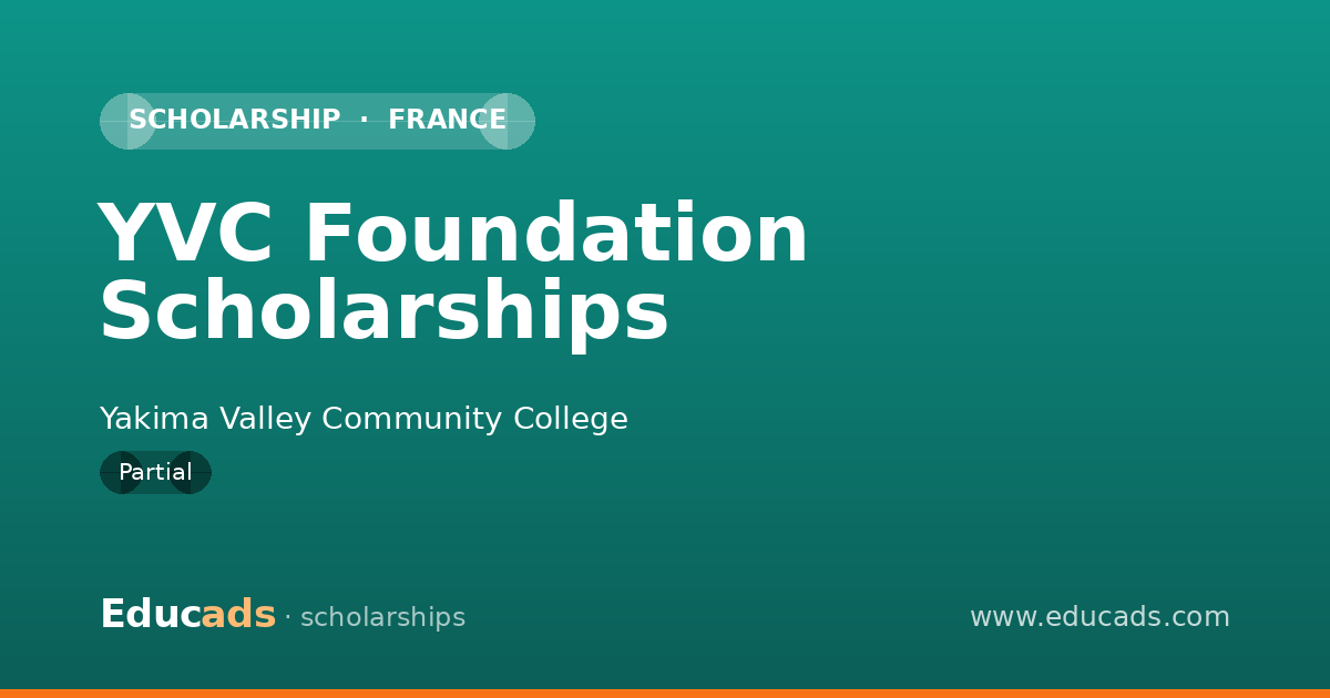 YVC Foundation Scholarships scholarship