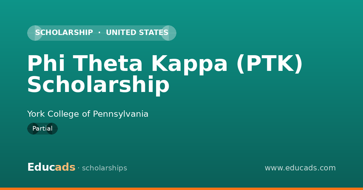 Phi Theta Kappa (PTK) Scholarship scholarship