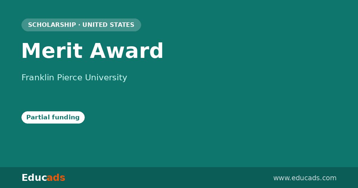 Merit Award scholarship
