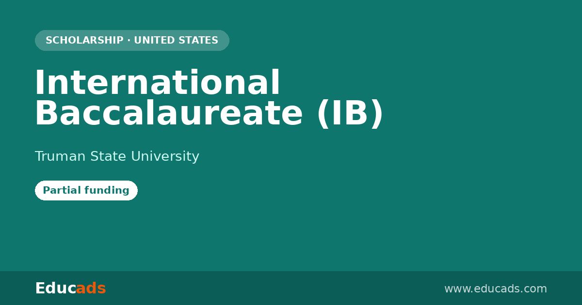International Baccalaureate (IB) scholarship