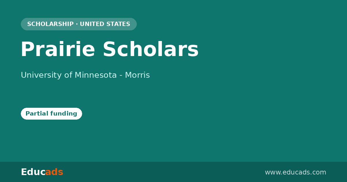 Prairie Scholars scholarship